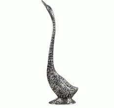 Vintage Cast Metal Duck Sculpture