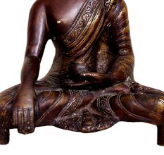 Brass Buddha (Ht-9.5 Inches)