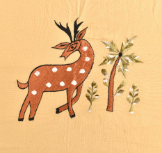 Deer Pattern Handmade Bedsheet