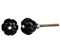 Melon Glass Knobs Small