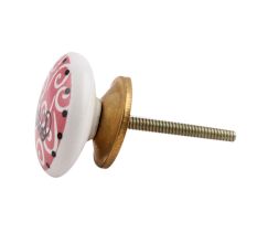 Paris Pink Flat Drawer Knob