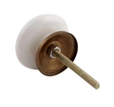 Diva Pea Green Ceramic Flat Dresser Knob Online