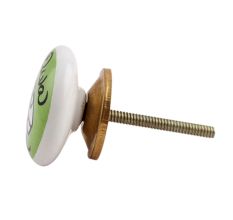 Diva Pea Green Ceramic Flat Dresser Knob Online