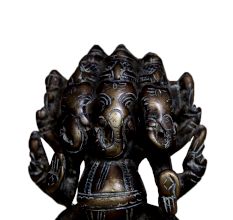 Brass Ganesha (Ht-5.3 Inches)