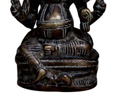 Brass Ganesha (Ht-5.3 Inches)