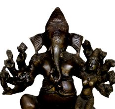 Brass Ganesha (Ht-9 Inches)