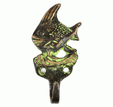 Bronze Black Fish Wall Hooks