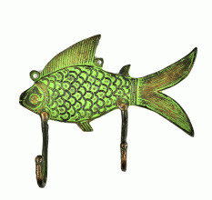 Bronze Fish Wall Hooks