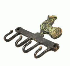 Bronze Rooster Wall Hooks