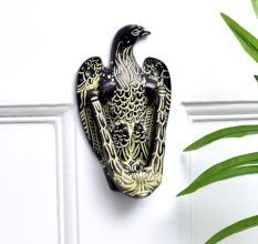Brass Eagle Door Knocker with Patina Finish