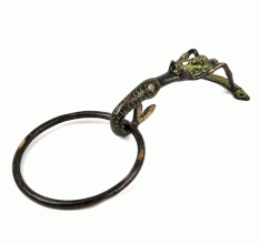 Mermaid Bronze Metal Towel Ring Holder