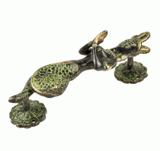 Bronze Naga Kanya Art Door Handle