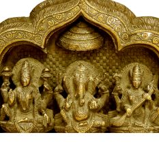 Ganesh Laxmi Saraswati (8.7 Inches)