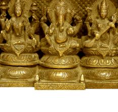 Ganesh Laxmi Saraswati (8.7 Inches)