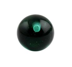 Green Round Glass Wine Stopper