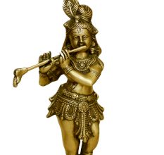 Brass Krishna (Ht- 13.4 Inches)