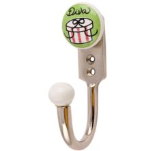 Diva Pea Green Ceramic Hooks