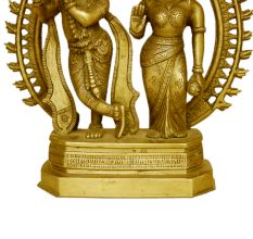 Brass Radha Krishna (Ht-10.6 Inches)