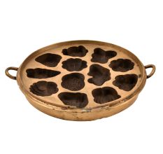 Bronze Appe Mould with Twelve Shell Shapes