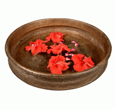 Bronze Urli - 18.9 Inches