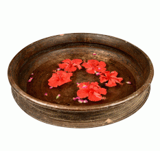 Bronze Urli - 23 Inches