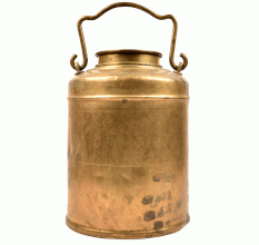 Handcrafted Bronze Kitchenware Milk Container