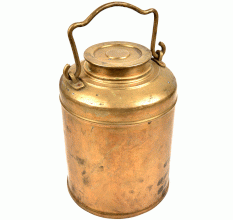 Handcrafted Bronze Kitchenware Milk Container
