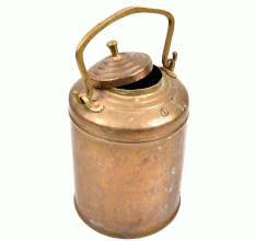 Brass Hand Carved Water Pot Milk Container