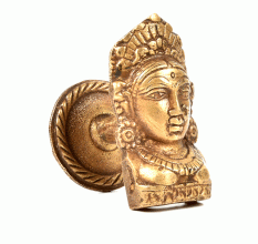 Dancing Lady Face Decorative Door Handle