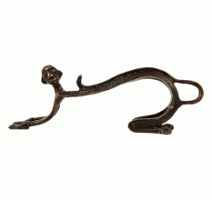 Black Monkey Body Bronze Door Handle