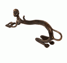 Black Monkey Body Bronze Door Handle