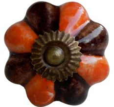Orange Brown Knob