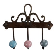 Multi Dot Ceramic Iron Hooks