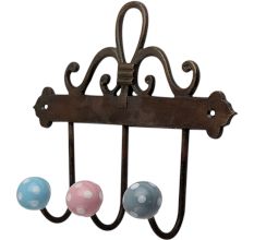 Multi Dot Ceramic Iron Hooks