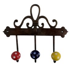 Multi Dot Ceramic Iron Hooks