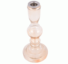 Glassy And Classy Glass Candle Holder