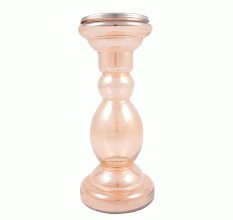 Large Glass Candle Holder