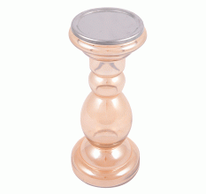 Large Glass Candle Holder