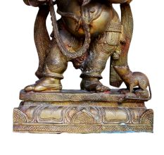 Brass Ganesha (Ht- 13.4 Inches)