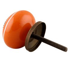 Orange White Knob