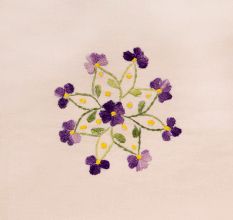 Light Pink Cotton Double Bedsheet