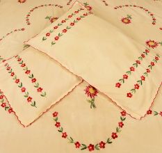 Champagne Cotton Double Bedsheet