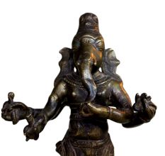 Brass Ganesha (Ht- 7.7 Inches)