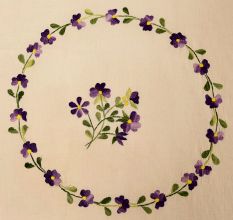 Papaya Peach Cotton Double Bedsheet