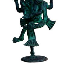 Brass Ganesha (Ht- 6.7 Inches)