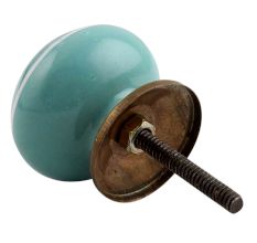 Sea Green White Knob