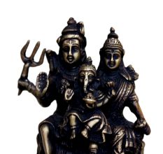 Brass Shiv Parvati (Ht-5.5 Inches)