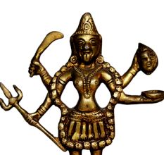 Brass Kali (Ht-6.2 Inches)