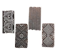 Set of 4 Piece New Mix Wooden Printing Block