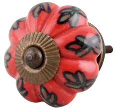Sunset Ceramic Melon Knob